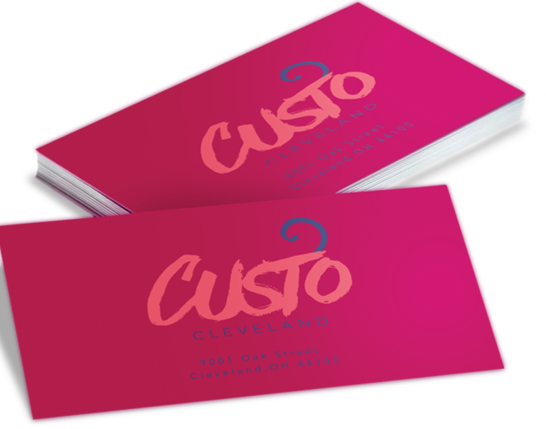 Suede Business Cards