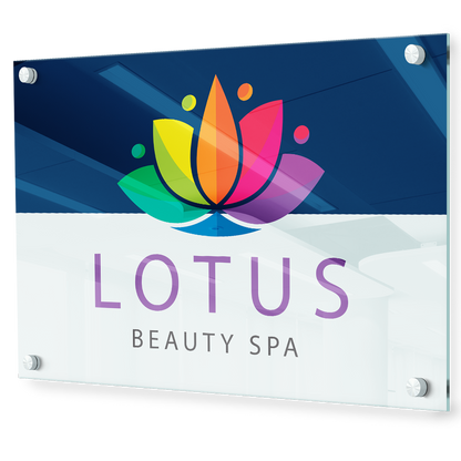 Clear Acrylic Signs