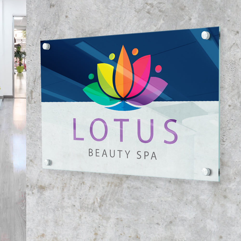 Clear Acrylic Signs