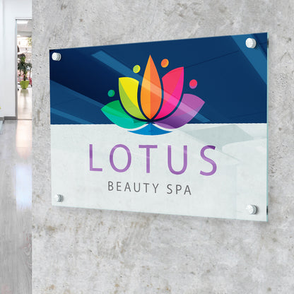 Clear Acrylic Signs